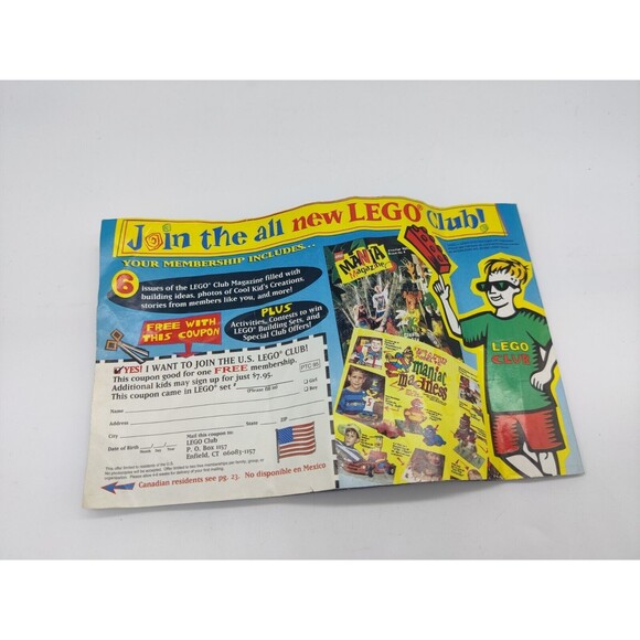 Vintage 1996 Lego System Catalog Lego Club 4.100.006/4.100.007.NA 90s 1990s Toys - Picture 3 of 6